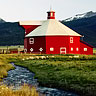 Red Barn - Wallowa Mountains